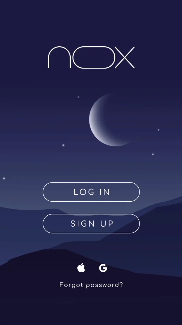 Nox short forms screen